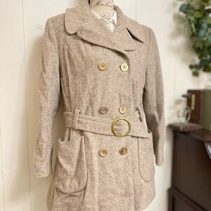 Vintage Pea Coat Womens Medium
Wool Preppy Academia Union
Made Retro belted